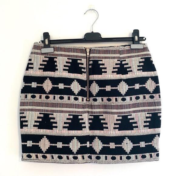 English Rose Tribal Print Skirt Medium - Picture 2 of 4